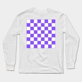 Checkered Pattern | Chessboard Pattern Long Sleeve T-Shirt